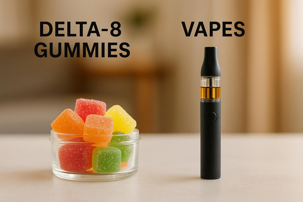 Delta-8 Gummies vs. Vapes: Dosage Differences
