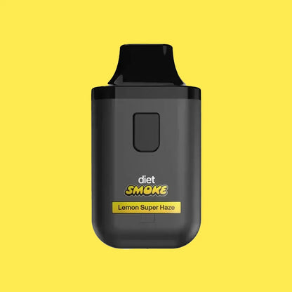 Lemon Super Haze vape device with yellow label