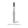 Silver Cherry Kush vape cartridge with a clear tank